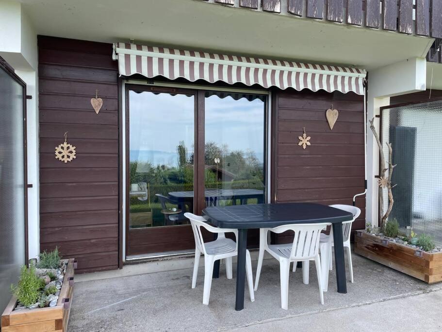 Studio Myrtilles Du Leman Vue Sur Lac Et Montagne Толлон Экстерьер фото